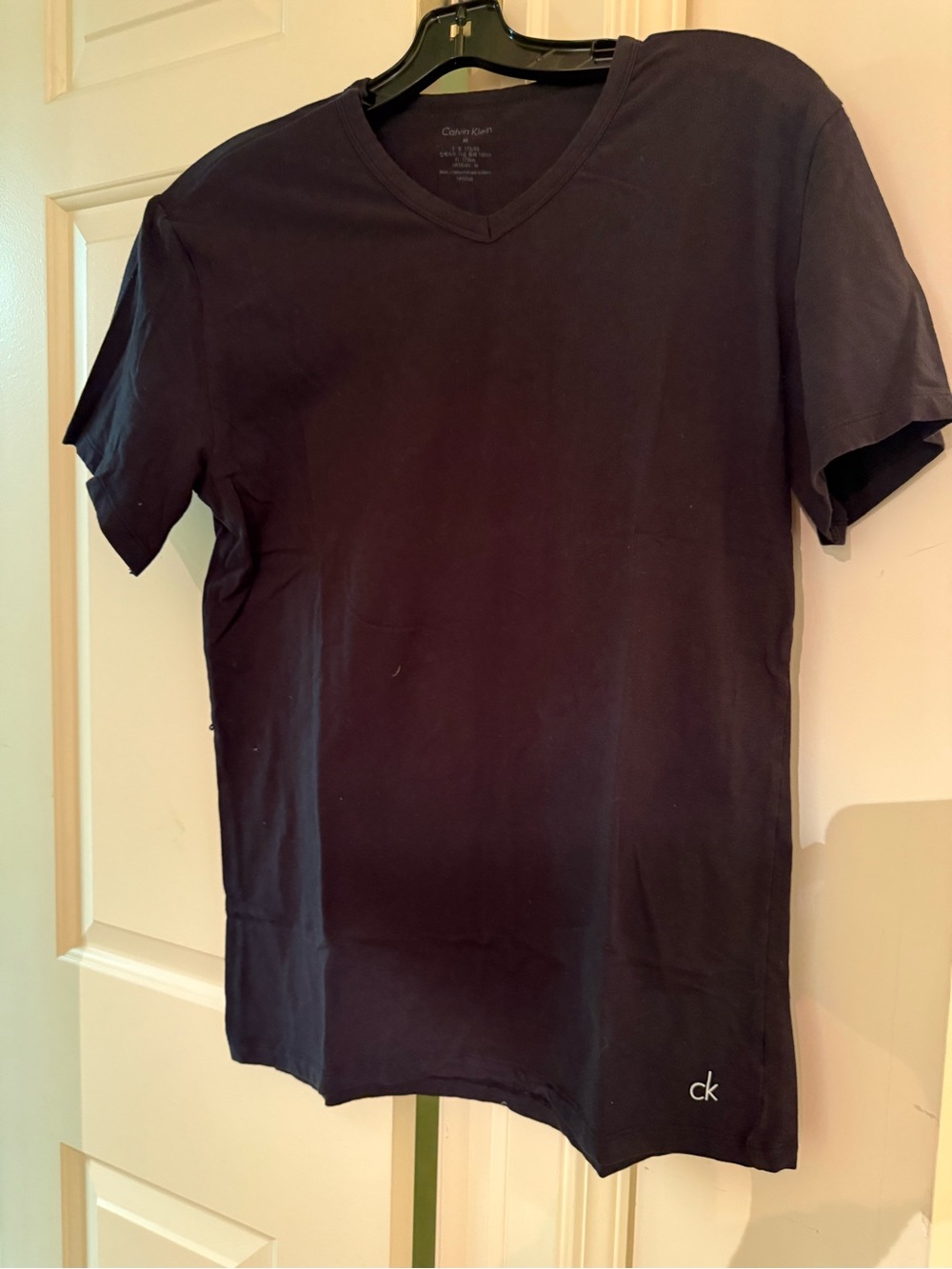 Calvin Klein Man’s Black V-Neck T-Shirt